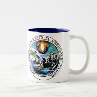 Aufstand zu den Tyrannen ist Gehorsam zum Gott Zweifarbige Tasse