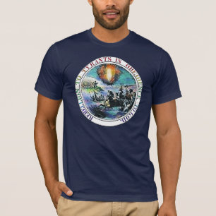 Aufstand zu Tyrann-Jefferson-Siegel Amerika T-Shirt