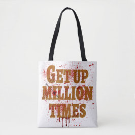 Aufstehen Millionen Mal | Die besten inspirierende Tasche