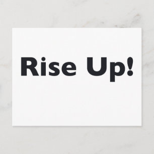 Aufstehen! Postkarte