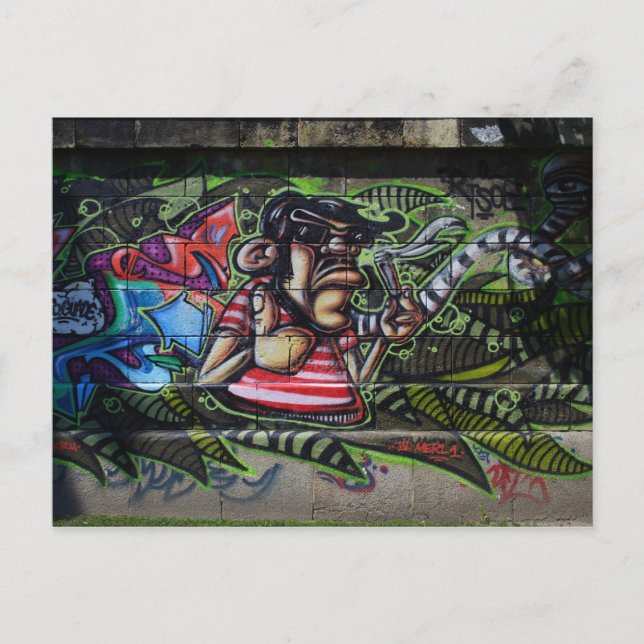 Aufstehen Postkarte (Vorderseite)