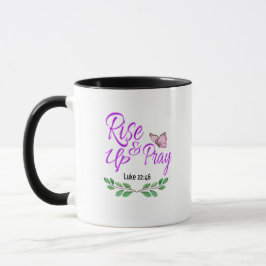 Aufstehen und beten tasse