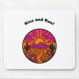 Aufstehen und Loslaufen! Mousepad