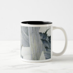 Aufsteigen eine Klippe, von 'einer Erzählung eine Zweifarbige Tasse