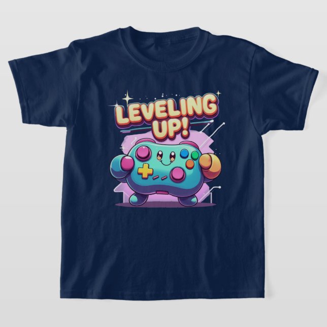 Aufsteigen! Niedlich Gaming Controller Kawaii T-Sh T-Shirt (Ablage )