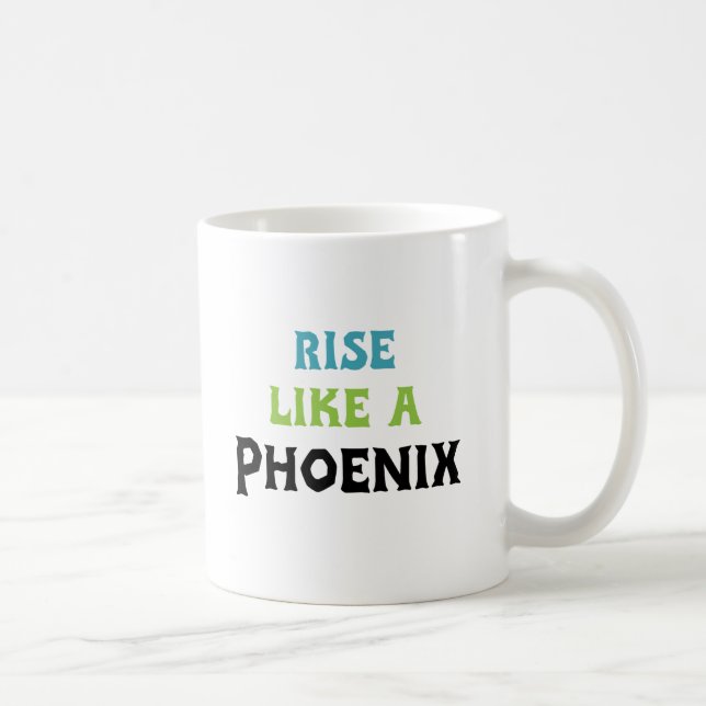 Aufsteigen wie ein Phönix Kaffeetasse (Rechts)