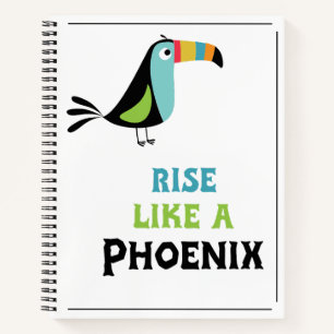 Aufsteigen wie ein Phönix Notizbuch