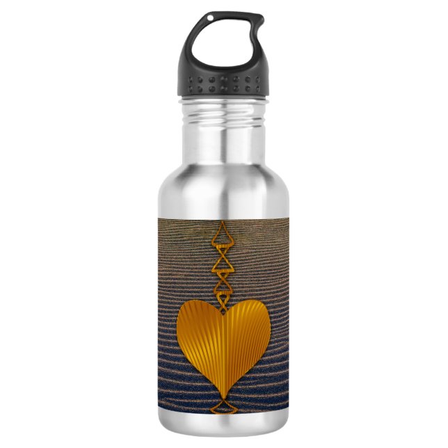 aufsteigende Liebe Edelstahlflasche (Vorderseite)