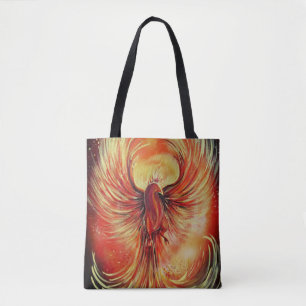 Aufsteigende Phönix-Feuer-Vogel-Kühne-Flamme-Fanta Tasche