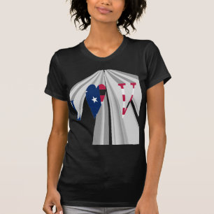 Aufsteigender Patriotismus: Ich Liebe USA Perspect T-Shirt