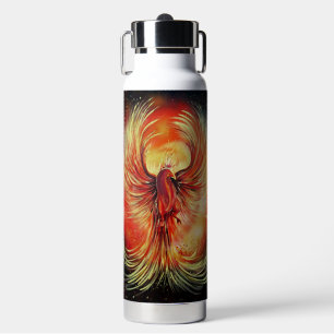Aufsteigender Phönix Feuer Vogel Kühne Flamme Stär Trinkflasche