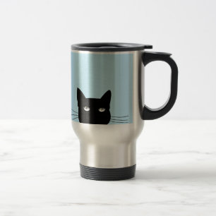 AUFSTELLEN VON SCHWARZEM KAFFEE-REISE MUG REISEBECHER