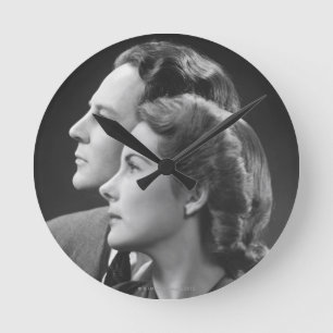 Aufstellung der Paare Runde Wanduhr