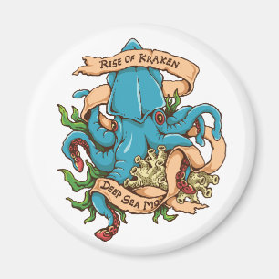Aufstieg der Kraken Monster-Krake Magnet