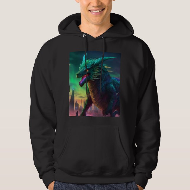 "Aufstieg des Drachen" Hoodie (Vorderseite)