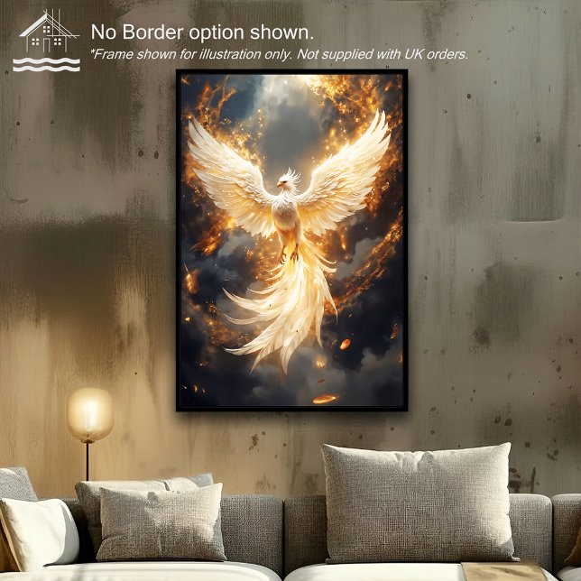 Aufstieg des Feuerbirds - Wandkunst Druck Poster (Von Creator hochgeladen)