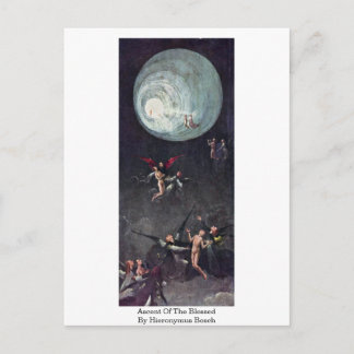 Aufstieg des Gesegneten. Von Hieronymus Bosch Postkarte