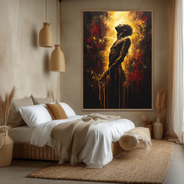 Aufstieg des Souls Zeitgenössischer Expressionist  Leinwanddruck (Von Creator hochgeladen)