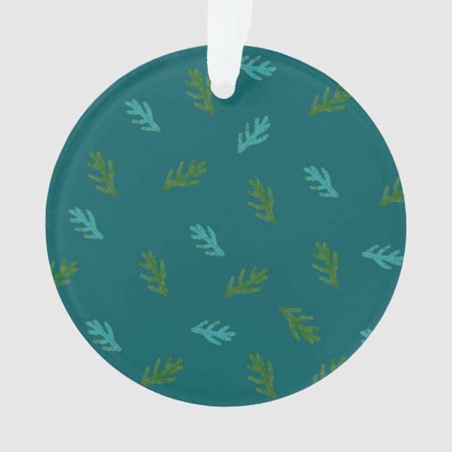 Aufstieg eines Waldes Ornament (Vorderseite)