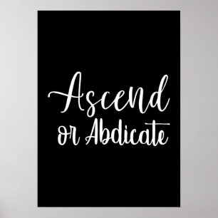 Aufstieg - Gym Hustle Success Motivierend Poster