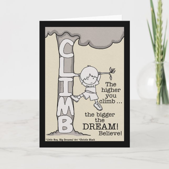 Aufstieg höher karte (Vorderseite)