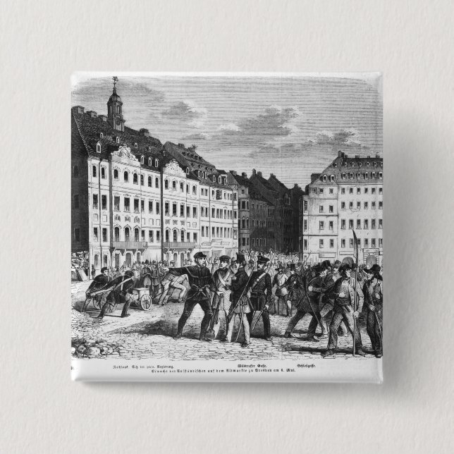 Aufstieg in Dresden Button (Vorderseite)
