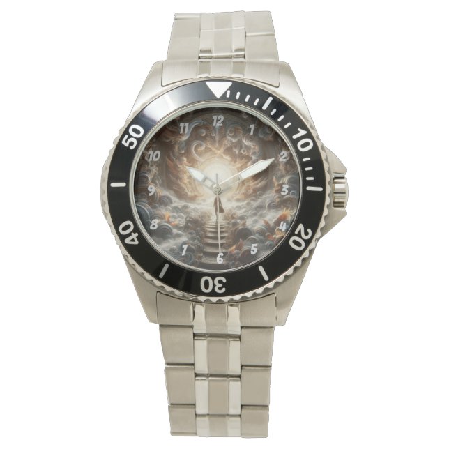Aufstieg ins Licht Armbanduhr (Vorderseite)