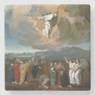 Aufstieg (Jesus Christus steigt in den Himmel auf Steinuntersetzer