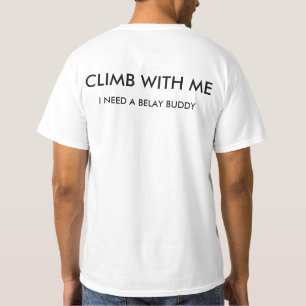 Aufstieg mit mir (ich benötige einen T-Shirt