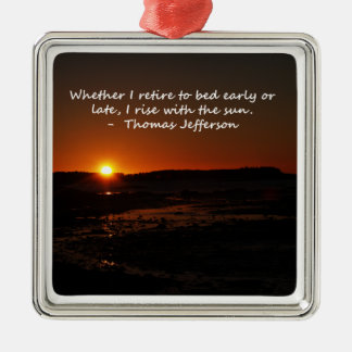 Aufstieg mit The Sun Silbernes Ornament