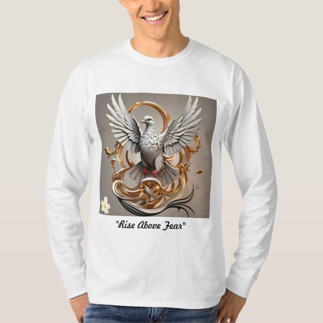 "Aufstieg über Angst" T-Shirt (Vorderseite)