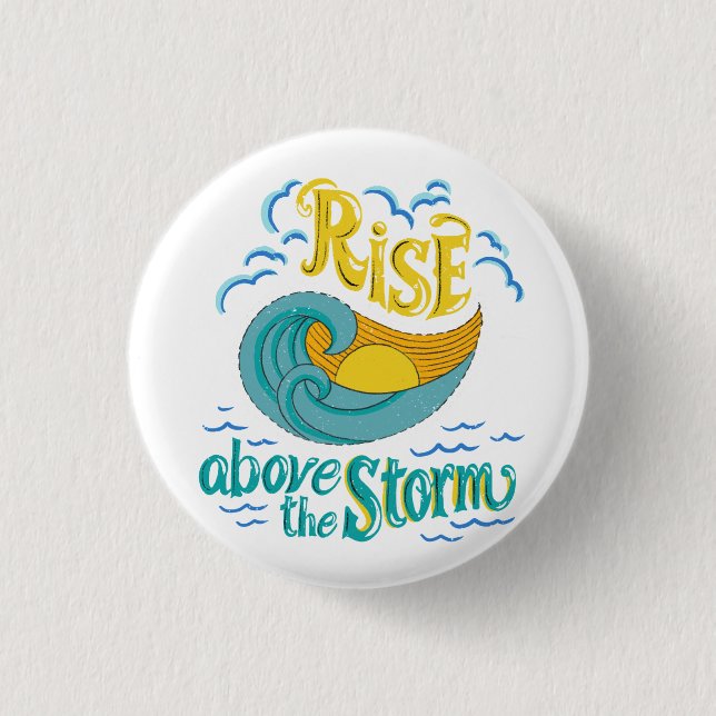 Aufstieg über dem Sturm Button (Vorderseite)
