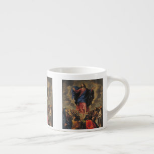 Aufstieg über der Menge Espressotasse