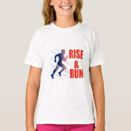 Aufstieg und Ausführen T-Shirt
