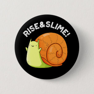 Aufstieg und dünne sonnige Schnecke Puppe Dark BG Button