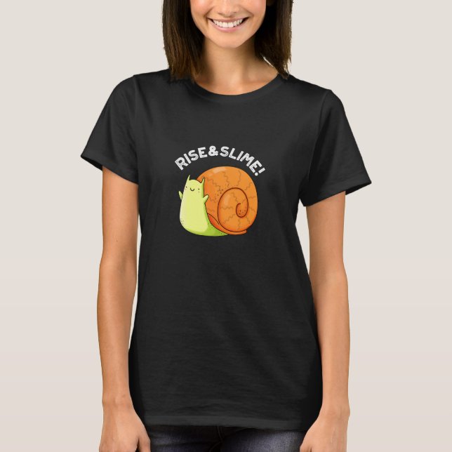 Aufstieg und dünne sonnige Schnecke Puppe Dark BG T-Shirt (Vorderseite)