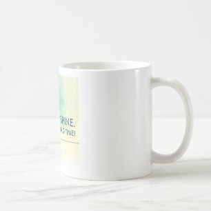 Aufstieg und glänzen es ist Spearfishing Zeit Kaffeetasse