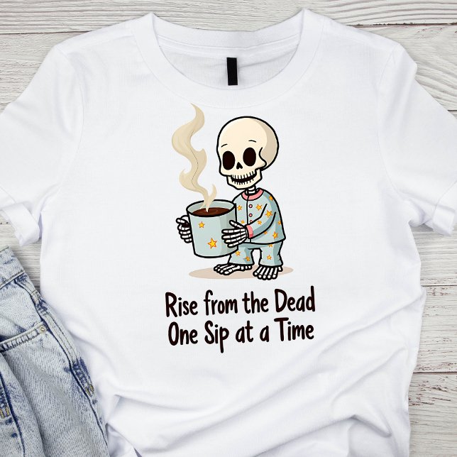 Aufstieg von Toten, eine Seite an einem Skelett de T-Shirt (Von Creator hochgeladen)
