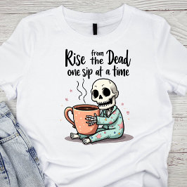 Aufstieg von Toten, eine Seite an einem Skelett de T-Shirt