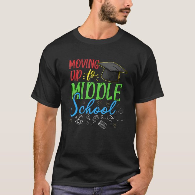 Aufstieg zum Abschluss der Mittelschule T-Shirt (Vorderseite)