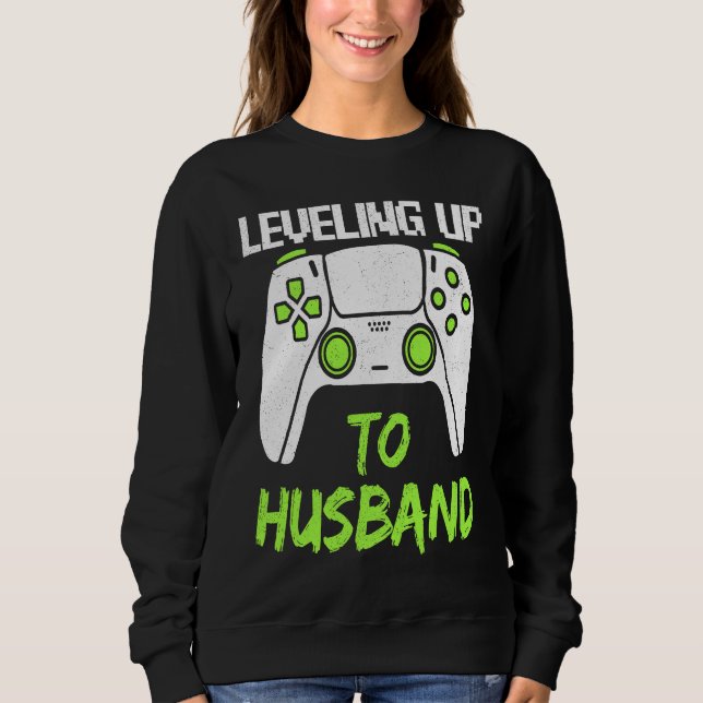Aufstieg zum Ehemann  Junggesellenabschied Männer  Sweatshirt (Vorderseite)