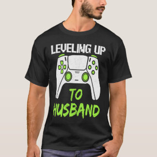 Aufstieg zum Ehemann Junggesellenabschied Männer- T-Shirt