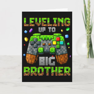 Aufstieg zum großen Bruder für Gamer Boys Kids Gam Karte