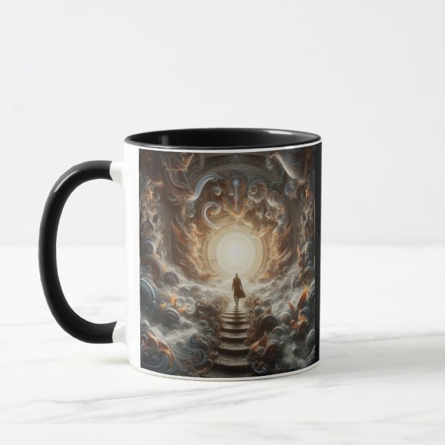 Aufstieg zum Licht Tasse (Links)