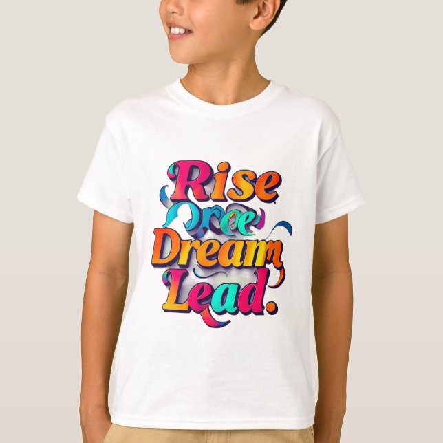 "Aufstieg zur Größe" T-Shirt (Vorderseite)