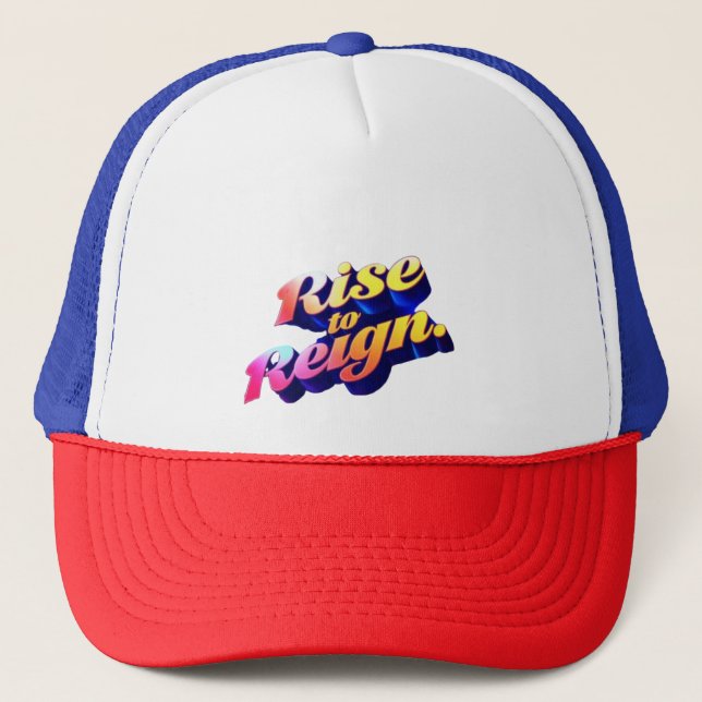 Aufstieg zur Reign Truckerkappe (Vorderseite)