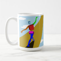 Aufstieg zur Tasse des Friedens