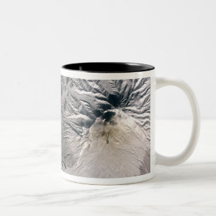 Aufstiege einer Aschenreich-Feder Zweifarbige Tasse