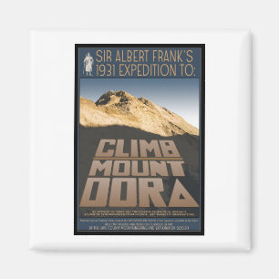 Aufstiegs-Berg Dora Magnet