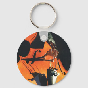 Auftauchender Cello-Schlüsselanhänger Schlüsselanhänger